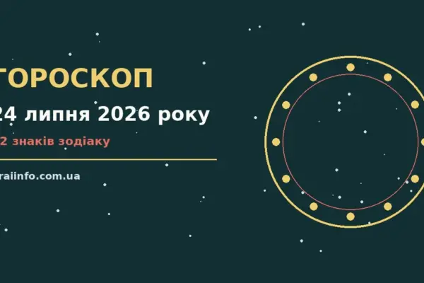 Гороскоп на 24 липня 2026 року: підказки перед важливим кроком про події, зустрічі та вибір