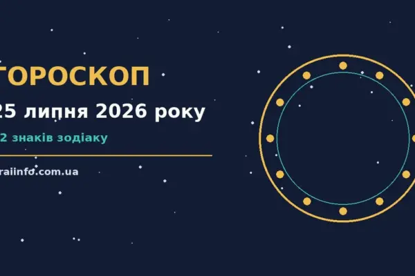 Гороскоп на 25 липня 2026 року: підказки перед важливим кроком про події, зустрічі та вибір