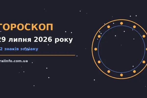 Гороскоп на 29 липня 2026 року: підказки перед важливим кроком про події, зустрічі та вибір