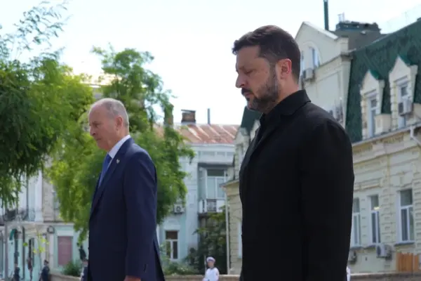 Зеленський і Мартін обговорили захист неба під час візиту ірландського прем’єра до Києва