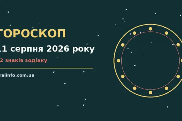 Гороскоп на 11 серпня 2026 року: підказки перед важливим кроком про події, зустрічі та вибір