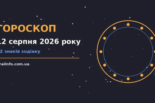 Гороскоп на 12 серпня 2026 року: підказки перед важливим кроком про події, зустрічі та вибір