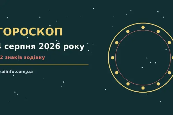 Гороскоп на 4 серпня 2026 року: підказки перед важливим кроком про події, зустрічі та вибір