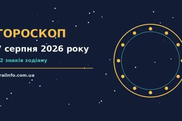 Гороскоп на 7 серпня 2026 року: підказки перед важливим кроком про події, зустрічі та вибір
