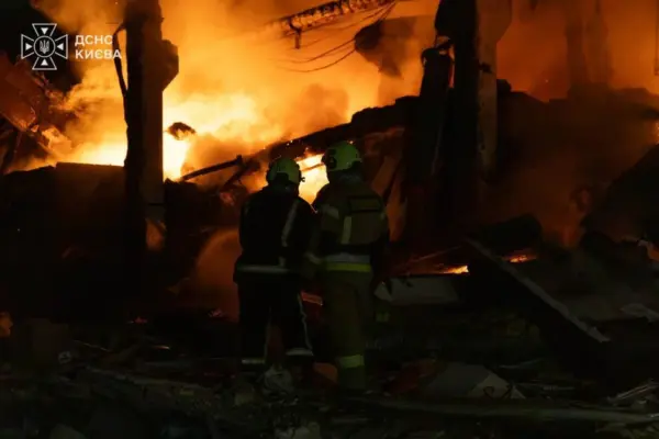 У Києві вночі 11 серпня балістика влучила на територію дитячої лікарні