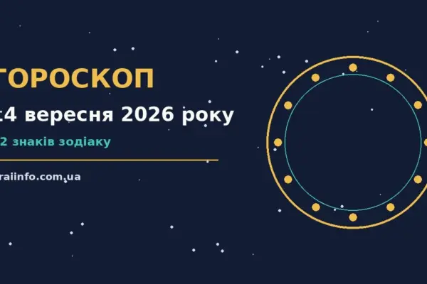 Гороскоп на 14 вересня 2026 року: підказки перед важливим кроком про події, зустрічі та вибір