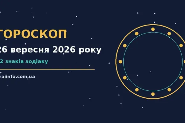 Гороскоп на 26 вересня 2026 року: підказки перед важливим кроком про події, зустрічі та вибір
