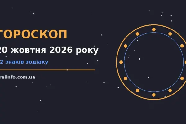 Гороскоп на 20 жовтня 2026 року: підказки перед важливим кроком про події, зустрічі та вибір